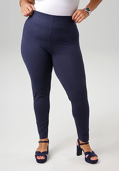 Aniston PLUS Leggings aus elastischer Single günstig online kaufen