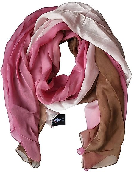 Posh Gear Seidenschal Seiden Schal Chiffon Tri-Color aus 100% Seide günstig online kaufen