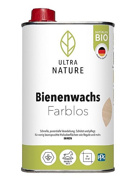 ULTRA NATURE Ultra Nature Bienenwachs 0,5 L farblos Holzpflegeöl günstig online kaufen
