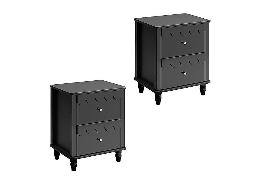 UEV Nachttisch 2er Set, Kinder Nachtschrank, Beistellschrank (Nachtkommode günstig online kaufen