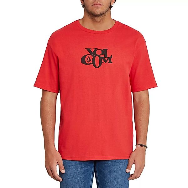 Volcom Docket Kurzärmeliges T-shirt S Carmine Red günstig online kaufen