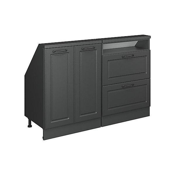 Vicco Unterschrank R-Line, Anthrazit Landhaus/Anthrazit, 120 günstig online kaufen