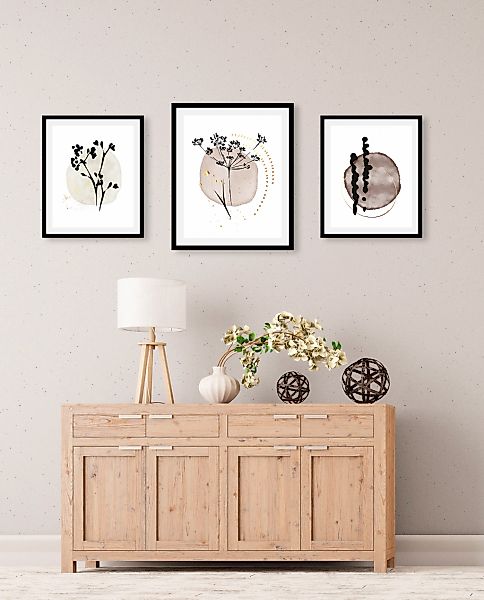 queence Bild »Aquarell Zeichnung«, (1 St.), HD Premium Poster-Druck inkl. H günstig online kaufen