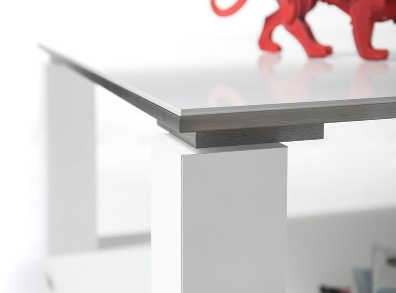 Stolkom Couchtisch "Romy" weiß Glanz, Tisch in 3 Ausführungen günstig online kaufen