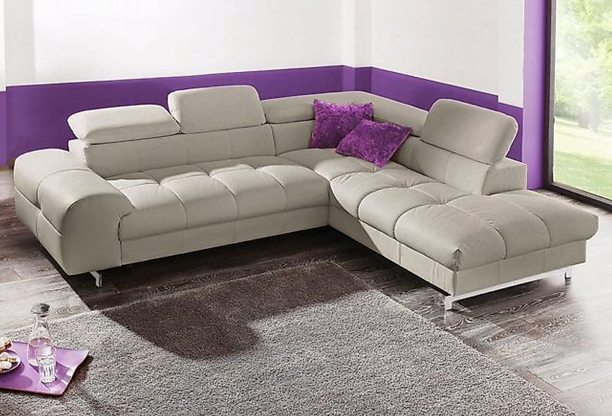 COTTA Polstergarnitur "Chef L-Form", (Set), Set bestehend aus: Ecksofa mit günstig online kaufen