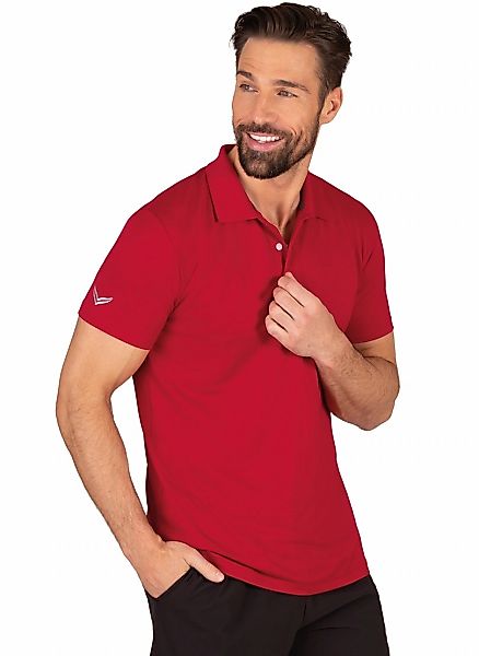 Trigema Poloshirt "TRIGEMA Poloshirt aus Polyester mit Knopfleiste" 1 Stk. günstig online kaufen