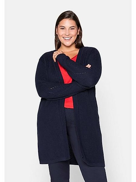 Sheego Longstrickjacke Große Größen aus Grobstrick, günstig online kaufen