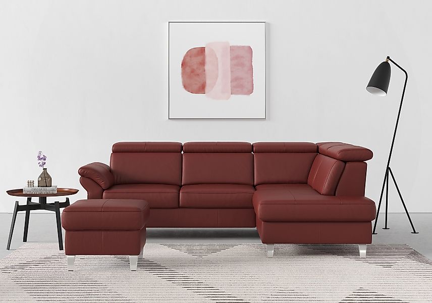 sit&more Ecksofa Arngast L-Form, inklusive Kopfteilverstellung günstig online kaufen