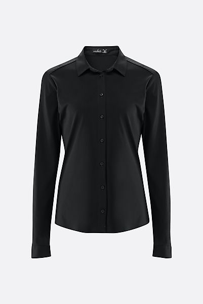 Hemdbluse aus Jersey tailliert günstig online kaufen