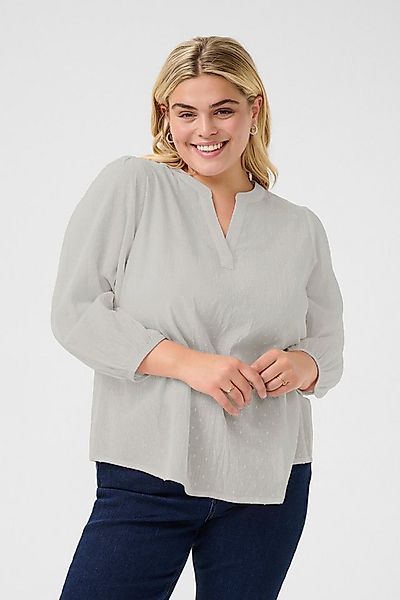KAFFE Curve Langarmbluse Langarm-Bluse KCsilla Große Größen günstig online kaufen