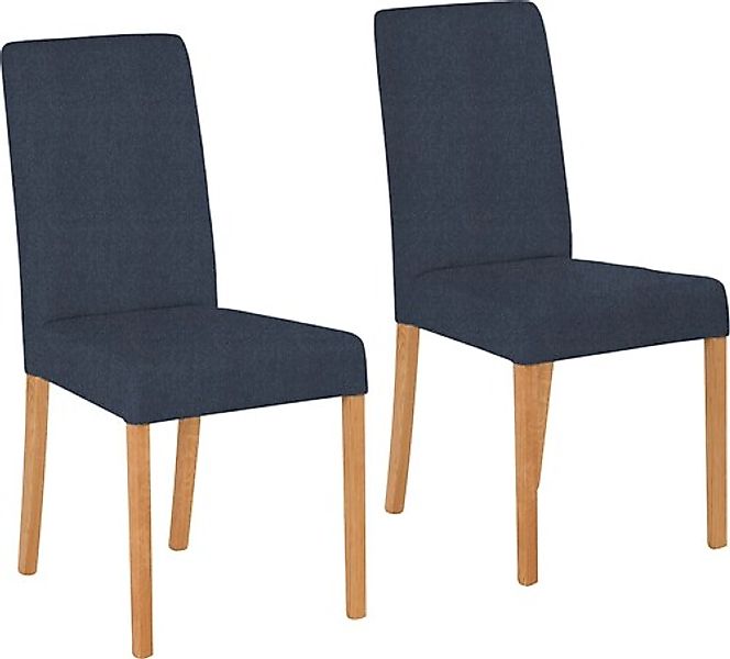 Home affaire 4-Fußstuhl »Bologna«, (Set), 4 St., Strukturstoff, Gestell aus günstig online kaufen