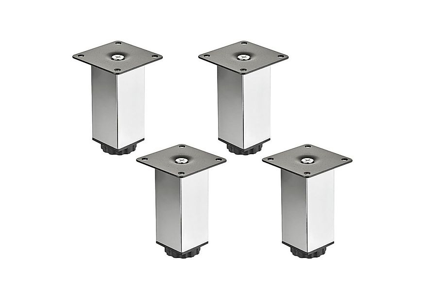 SO-TECH® Möbelfuß ZULU 38 x 38 mm 100 - 150 mm, belastbar bis 100 kg pro Fu günstig online kaufen