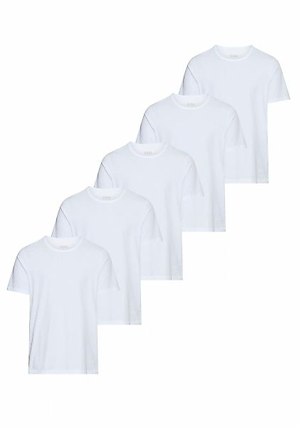 BOSS T-Shirt "5P Authentic", (5 tlg.), Basic, zum drunterziehen günstig online kaufen