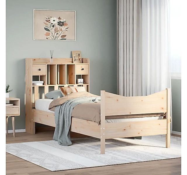 vidaXL Bett, Massivholzbett ohne Matratze 75x190 cm Kiefernholz günstig online kaufen