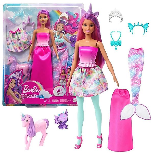 Barbie Anziehpuppe Dreamtopia 3 in 1 günstig online kaufen