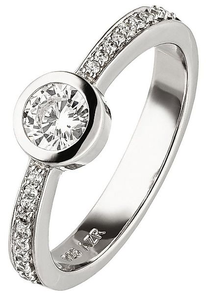 JOBO Fingerring, 925 Silber mit 19 Zirkonia günstig online kaufen