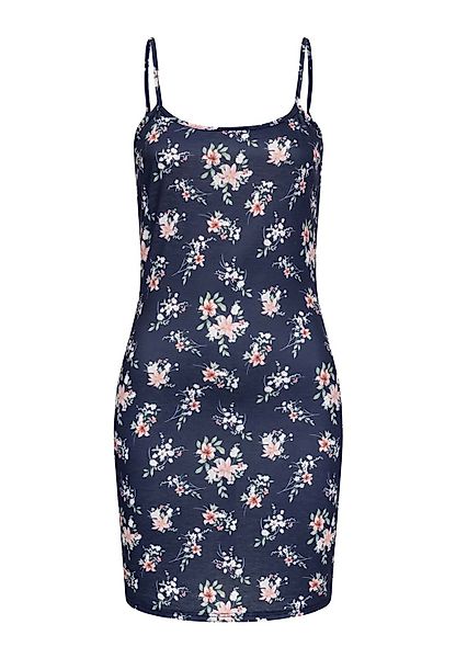 CLOUD 5IVE Shirtkleid "CLOUD 5IVE Kurzes Viskose Trägerkleid mit Blumen Pri günstig online kaufen