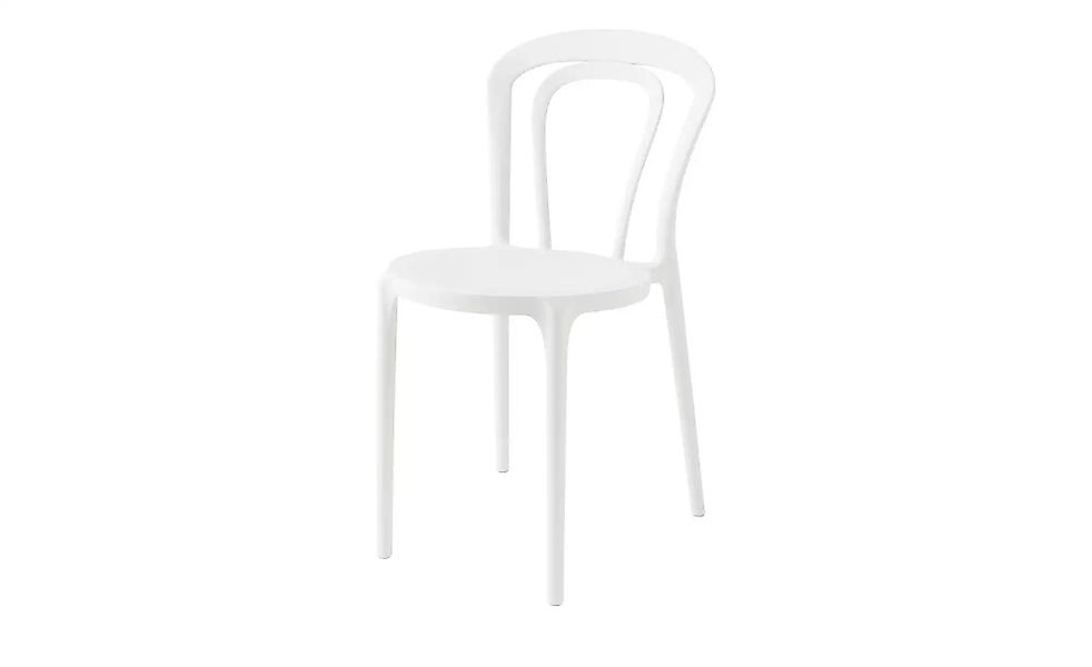 Connubia Stuhl stapelbar Caffe ¦ weiß ¦ Maße (cm): B: 43 H: 83 T: 53.0 Stüh günstig online kaufen
