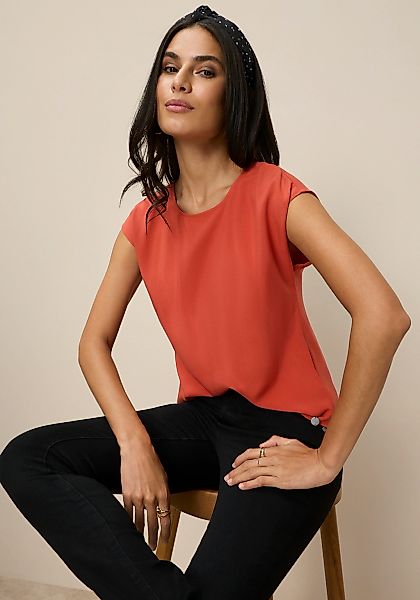 Tamaris Shirtbluse mit abgerundetem Saum günstig online kaufen