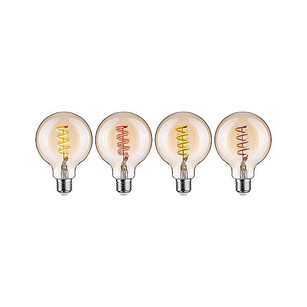 Paulmann LED-Leuchtmittel »Smart Filament G95 470lm 2200K-6500K gold 230V«, günstig online kaufen