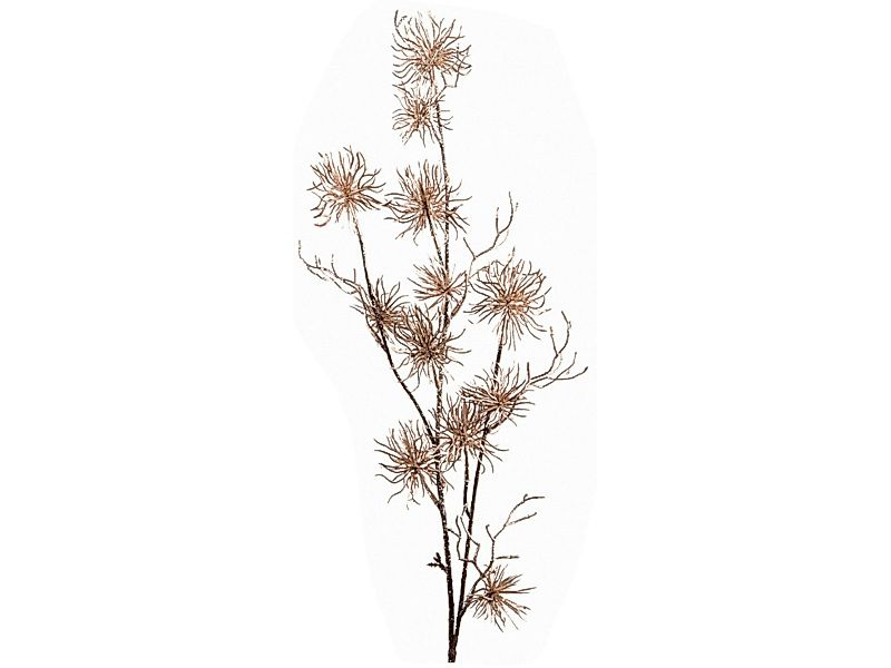 Kunstzweig Distelzweig champagnerglitter 81 cm, EK/servicegroup günstig online kaufen
