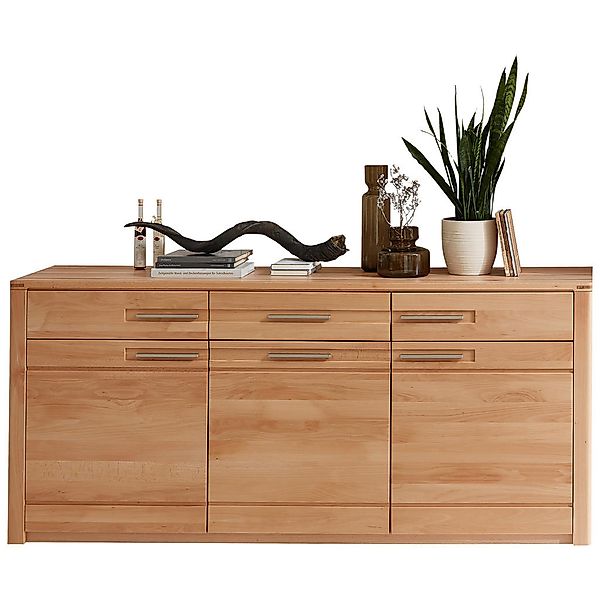 Sideboard Nature One buche Nachbildung B/H/T: ca. 190x86x45 cm günstig online kaufen