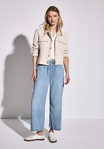 STREET ONE Weite Jeans mit elastischem Bund und Tunnelzug günstig online kaufen