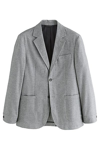 Next Sakko Slim Fit Anzugsakko mit Fischgrätstruktur (1-tlg) günstig online kaufen