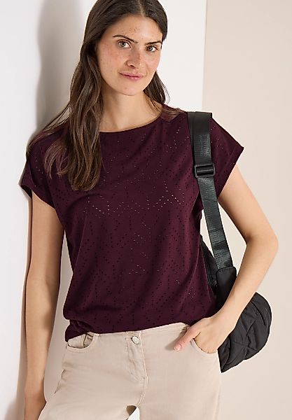 Cecil T-Shirt mit U-Boot-Ausschnitt günstig online kaufen