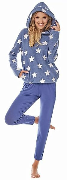 Sarcia.eu Kapuzensweatshirt Blaues Sweatshirt mit Sternen Pigeon M günstig online kaufen