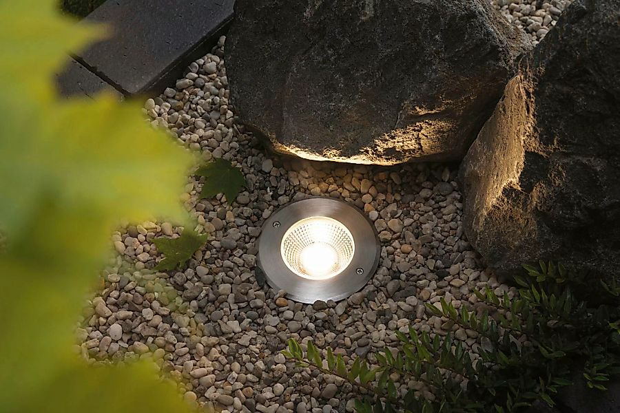 Paulmann Vanea LED-Bodeneinbauleuchte IP67, Ø 10cm günstig online kaufen