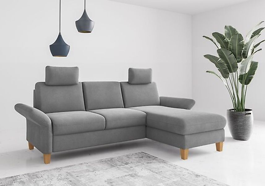 Home affaire Ecksofa »Rochelle«, wahlweise mit Armlverstellung, Klappbett m günstig online kaufen