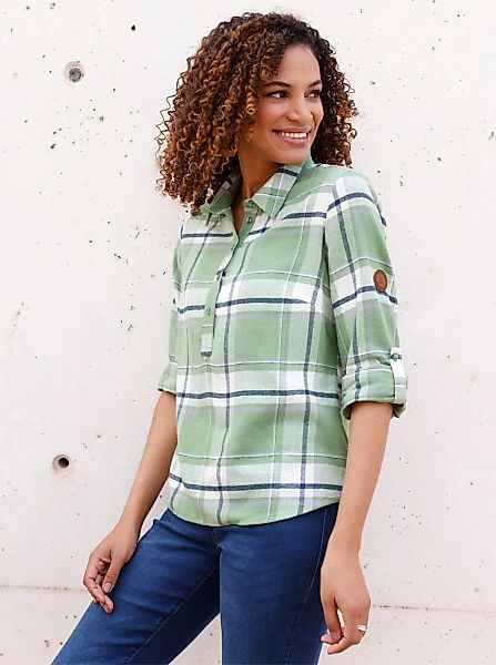 Casual Looks Flanellbluse günstig online kaufen