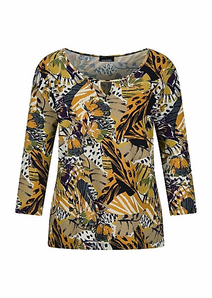 GOLDNER Print-Shirt "Kurzgröße Jersey-Shirt mit Animal Print" günstig online kaufen