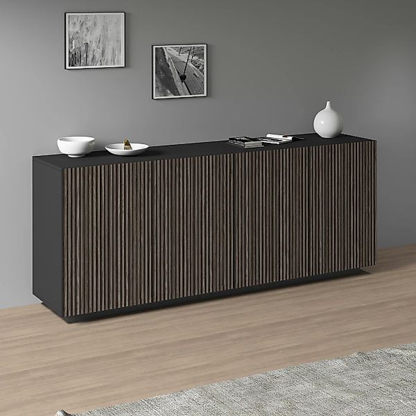 Home affaire Sideboard "Vega Sideboard,Kommode,200 cm" mit 4 Türen,Fronten günstig online kaufen