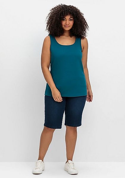 Sheego Shirttop Tanktop Ärmellos günstig online kaufen