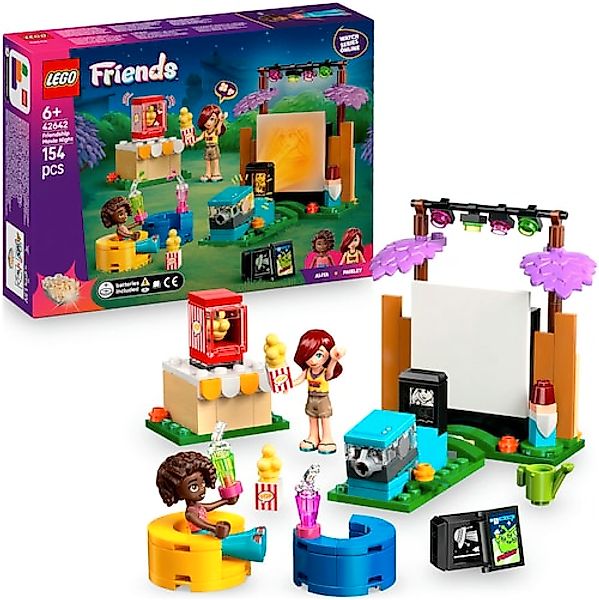 LEGO® Konstruktionsspielsteine »Filmabend mit Freunden (42642), LEGO Friend günstig online kaufen