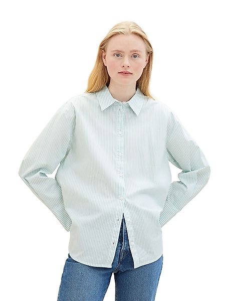 TOM TAILOR Denim Hemdbluse im Streifendesign günstig online kaufen