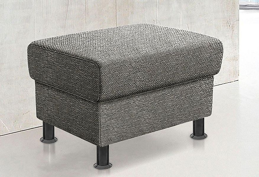 TRENDMANUFAKTUR Hocker »Rondo, Polsterhocker zur Serie, Breite 67 cm, Füße günstig online kaufen