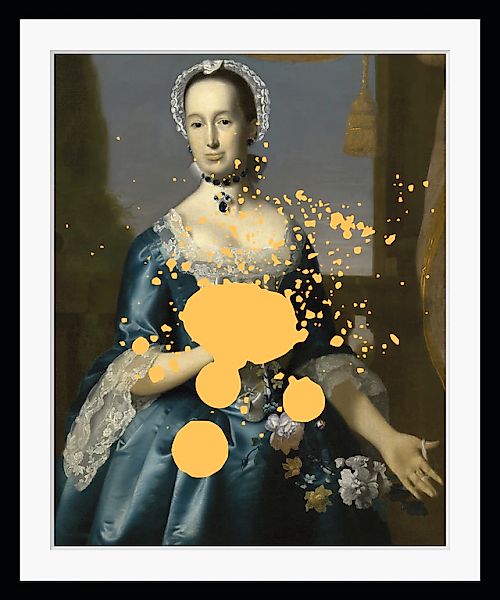 queence Bild »Linda mit Farbklecks«, Frau-Historische Persönlichkeiten-Bild günstig online kaufen