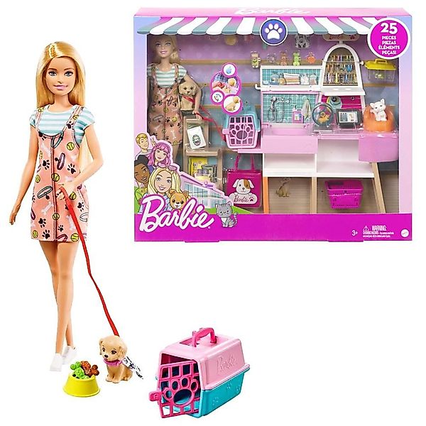 Barbie Anziehpuppe Pet Salon Barbie Mattel günstig online kaufen