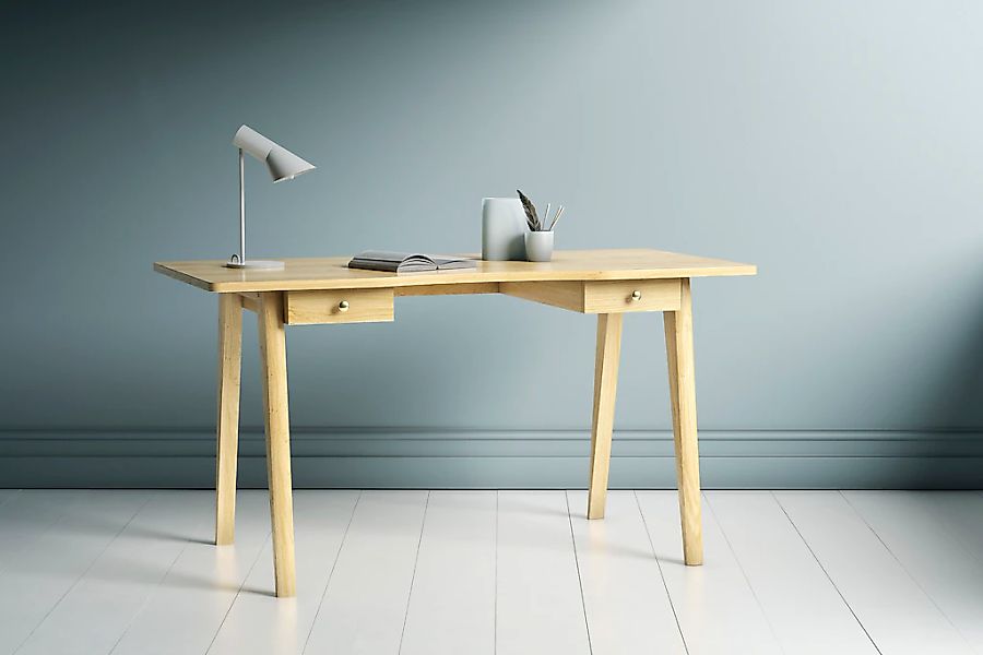 Woodman Schreibtisch "Nice" B/T/H: 140/70/75 cm, im skandinavian Design, Ti günstig online kaufen