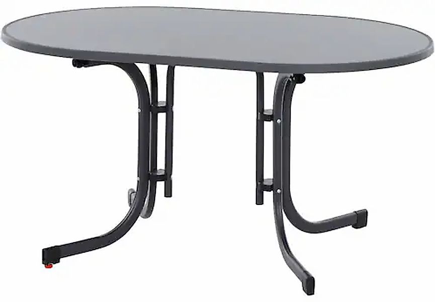 Siena Garden Gartentisch »Paco« 1 Stk. tlg. BxTxH: 90x140x71 cm, Stahl / Me günstig online kaufen