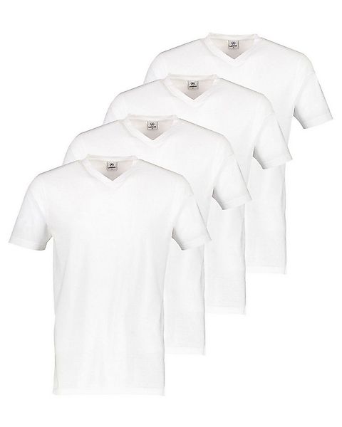LERROS T-Shirt Basic V-Ausschnitt, in klassischer Optik im 4er Pack günstig online kaufen