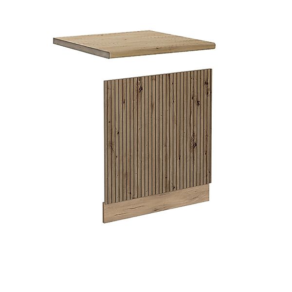 Vicco Frontblende R-Line Artisan-Eiche/Goldkraft Eiche 45 cm AP Eiche mit G günstig online kaufen