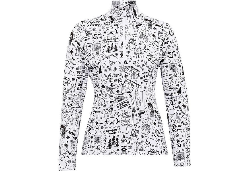 Krimson Klover Langarmshirt Langarmshirt W GRAFFITI BASELAYER TOP günstig online kaufen