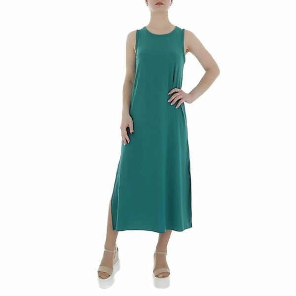 Ital-Design Sommerkleid Damen Freizeit (86164350) Stretch Rippstrickoptik M günstig online kaufen