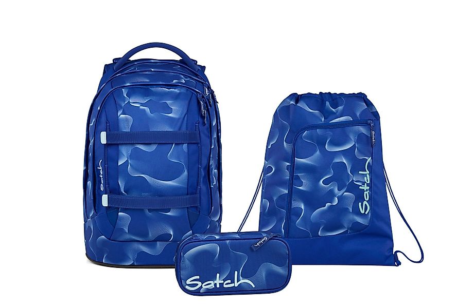 Satch Schulranzen Schulrucksack-Set PACK Vibrant Blue günstig online kaufen