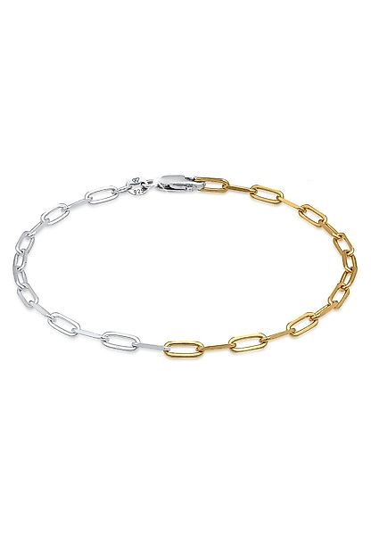 Elli Gliederarmband Glieder Oval Grob Basic günstig online kaufen