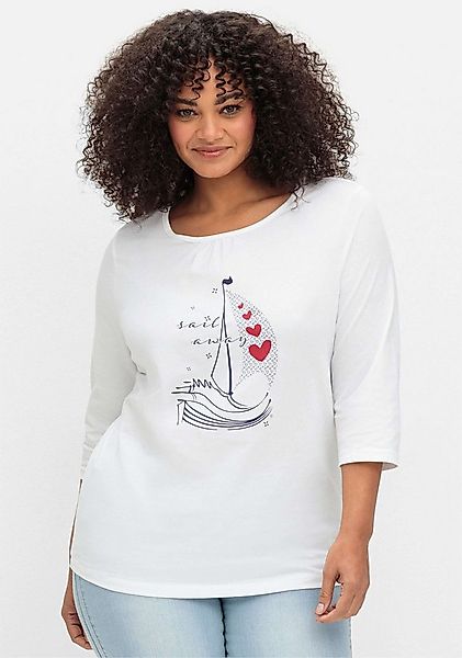 Sieh an! T-Shirt 3/4-Arm-Shirt 3/4-Arm günstig online kaufen